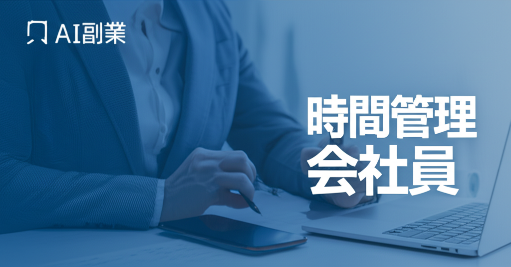 【月5万円達成者続出】忙しい会社員でも失敗しないAI副業の時間管理術とモチベーション継続法