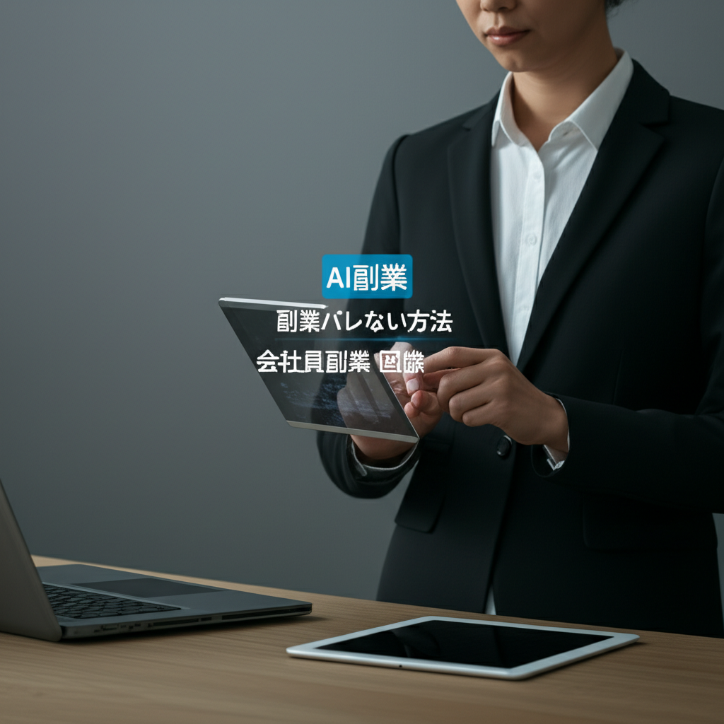 【完全保存版】AI副業を家族に内緒でバレずに始める7つの極意!会社員でも月5万円確実に稼ぐマル秘テクニック