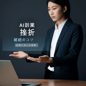 【必読】AI副業で挫折しない5つの心構え！月5万円達成者が実践するメンタル管理術